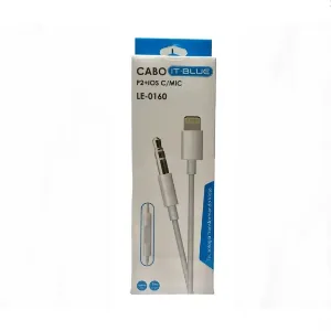 Cabo P2 + iOS com Microfone