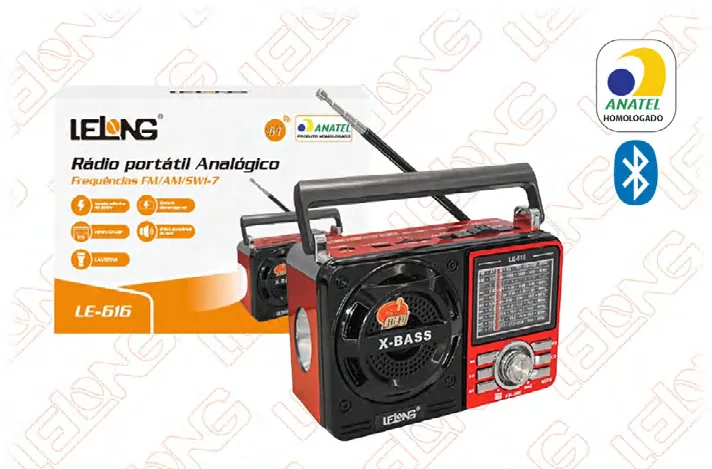 Rádio portátil analógico