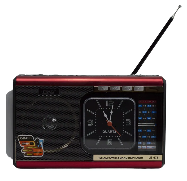 Rádio AM/FM/SW de 4 bandas